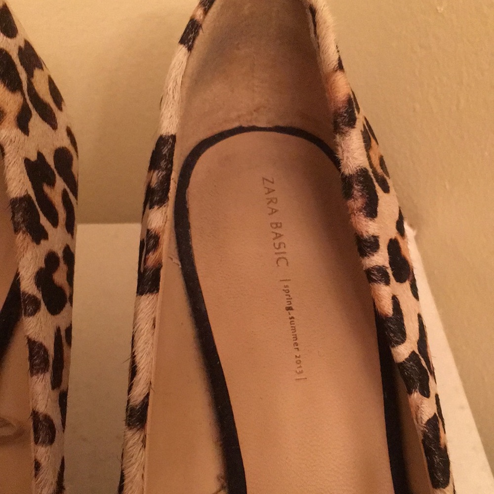 Zara calf hair leopard pump - Picture 2 of 6
